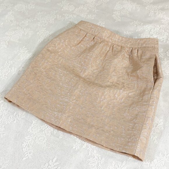 Women's Minimalist Mini Skirt w Pockets Ann Taylor LOFT Textured Petite Clothing - Picture 2 of 11